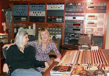 At Nola Studios in New York, with guest Marilyn Jaye Lewis, Editor of "Something Dark."